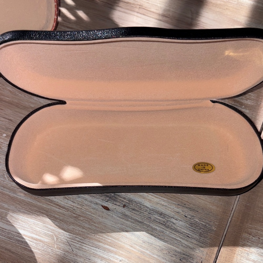 ❤️ 3 Elegant Eyeglass Cases in orange and Black - Picture 3 of 9